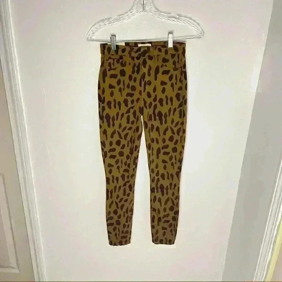 NWT L’Agence Margot High-Rise Skinny Jeans Spotted Animal Print Size 24 - Picture 2 of 5